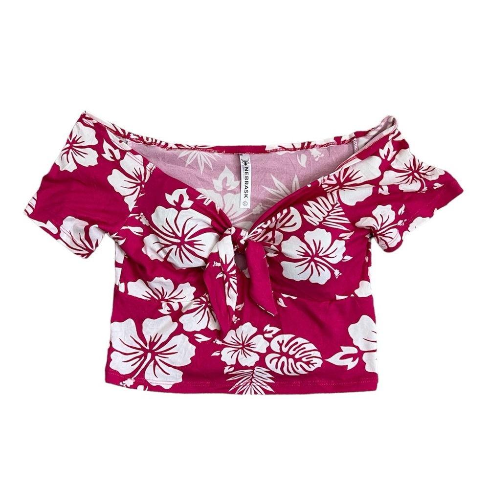 Hibiscus Off The Shoulder Top 🌺